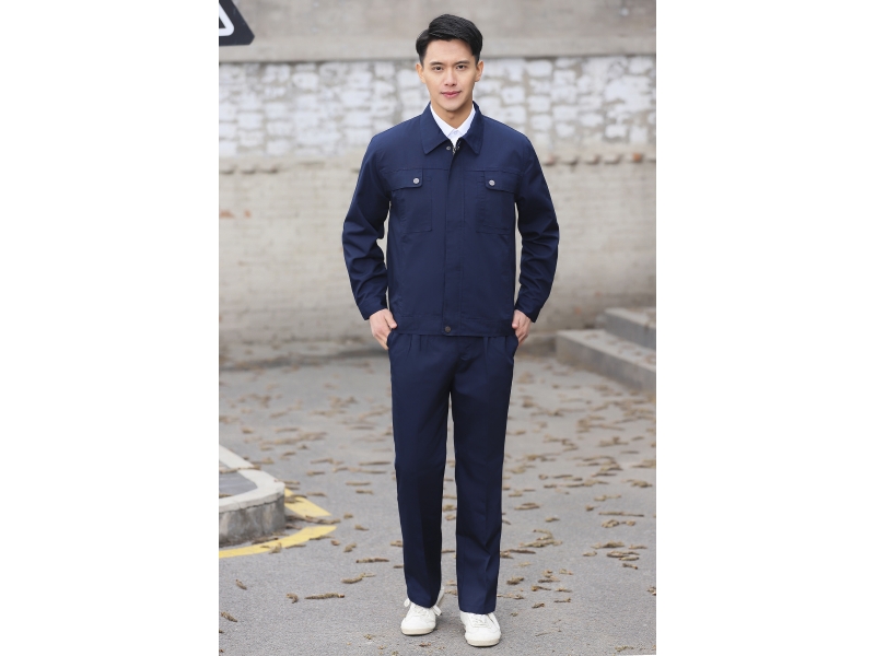 春秋季工作服定制长袖工装定做1830